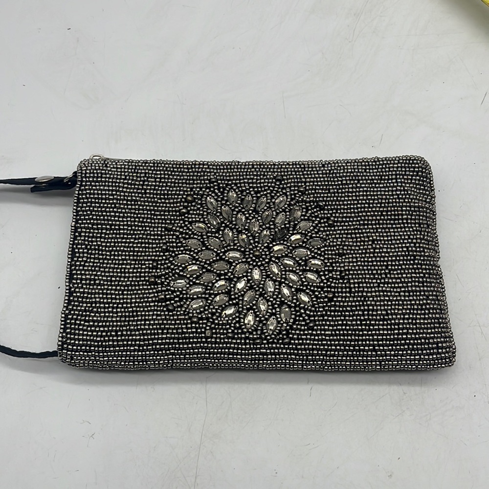 Bamboo Trading Company Beaded Clutch